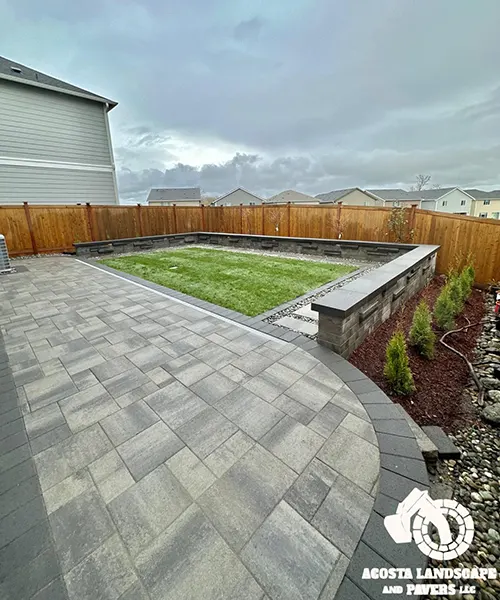 Paver Patio & Retaining Wall Installation